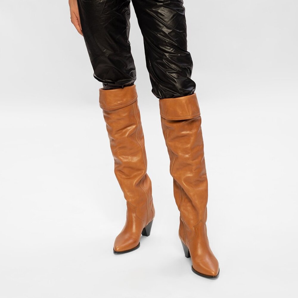 Isabel Marant Remko Over The Knee Western Boots Size EU 36 US 6 - Picture 15 of 16